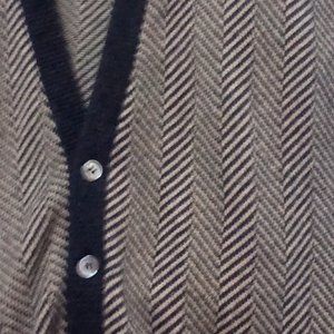 Mans cashmere cardigan handmade from ireland
